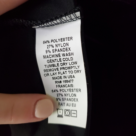 ❄️ SNO SKINS XL USA-Made Black Velvet Blouse + Dress Pants Matching Set - Picture 5 of 12